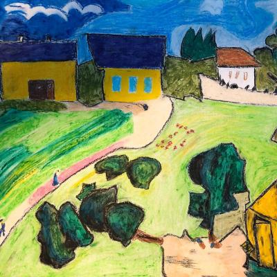 Landleben in Norwegen nach Gabriele Münter