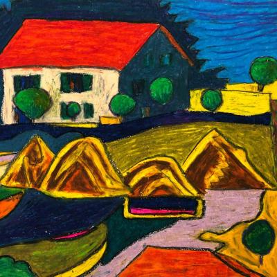 Haus Im Sommer Nach Gabriele Munter